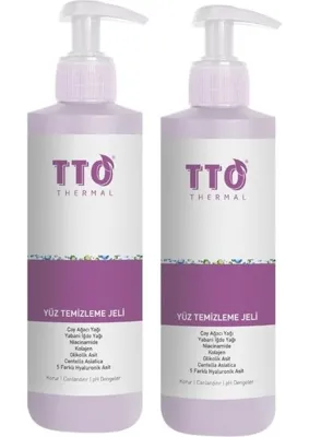 TTO Yüz Temizleme Jeli 200 ml 2 Adet (Çay Ağacı Yağı/tea Tree Oıl)