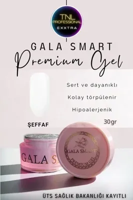 Tnl Professional Gala Smart Protez Tırnak Jeli Şeffaf Orta Akışkan Kıvam 50 gr Jel Tırnak Güçlendirme