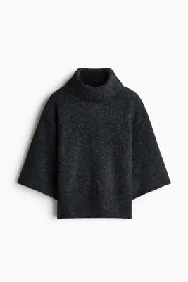 H&M Kısa Kollu ve Yarım Balıkçı Yakalı Kazak