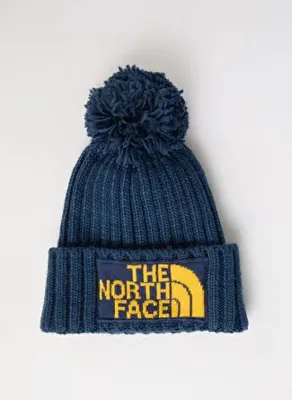 The North Face NF0A7WJOH7I1-HERITAGE SKI TUKE Lacivert Yazı Baskılı Unisex Bere