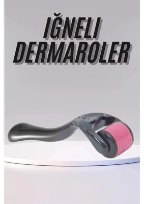 Aslanoğlu Store Titanyum Uçlu Derma Roller 540 Iğneli 1 mm Cilt Bakımı