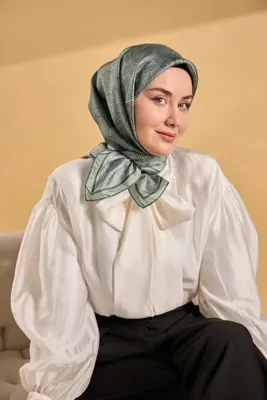 Silk Home Twill İpek Desenli Eşarp 11536