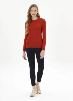 U.S. Polo Assn. Lacivert Kadın Toothpick Pantolon AMARA
