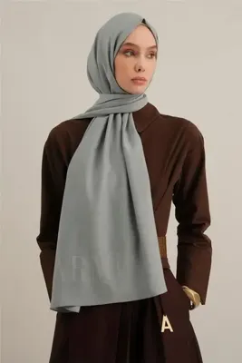 ARMİNE Logo Drop Pamuk İpek Şal 24