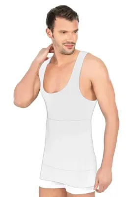 Seraviax Beyaz MI Emay 1400 Modal Cotton Erkek Atlet Korse