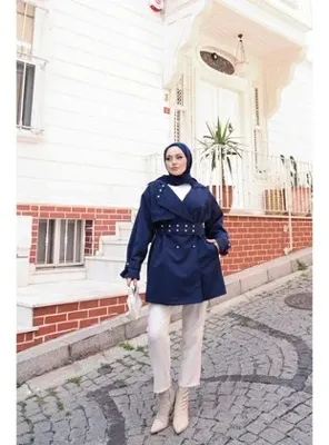 Bwest TRENÇKOT - LACİVERT