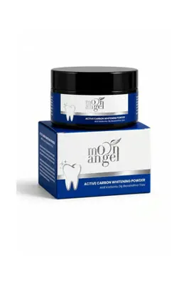 Moon Angel Diş Beyazlatma Tozu Aktif Karbon Teknolojisi Diş Pastası Beyazlatıcı 50 gr