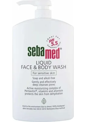 Sebamed Liquid Face & Body Wash 1 Lt (SBM101)