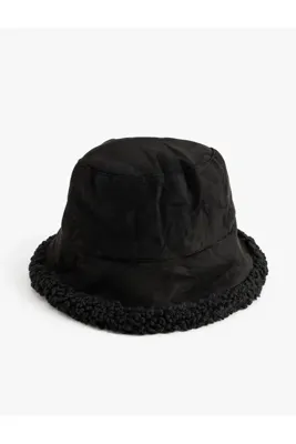 Koton Peluş Bucket Şapka