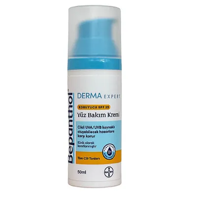 Bepanthol Derma Yüz Bakım Kremi Nemlendirici Spf 25 50 ml