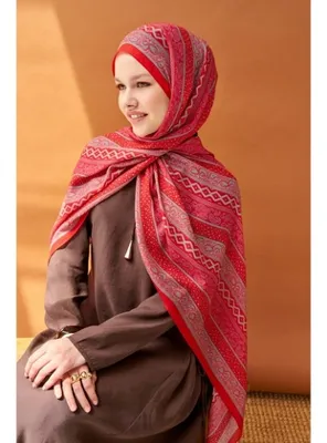 Silk Home Riva Şal Tencel Ethnic Way Bayrak Kırmızısı