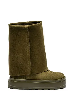Casadei Haki Kadın Nubuk Çizme