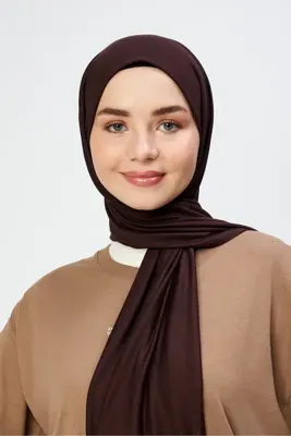 Modakaşmir Penye Şal Kahve  Rengi