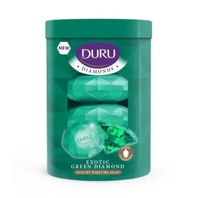 Duru Diamonds Series Green Katı Sabun 90 gr x 4