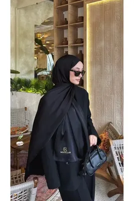 Mooncorn Siyah Diamond Aura Şal