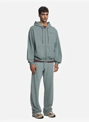 shopi go Akashi Pilesiz Parça Boya Pantolon - Sage