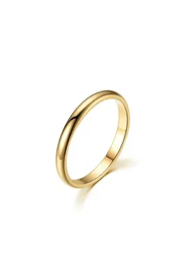 chavin 2mm Söz Nişan Gold ip Kap. Kadın Erkek Çelik Yüzük eh23sr