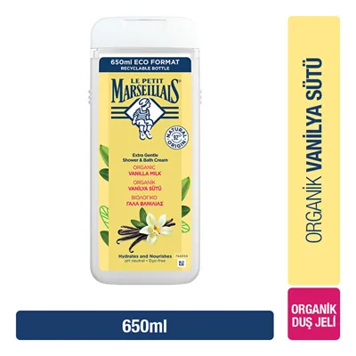 le petit marseillais Duş Jeli Vanilya Sütü 650 ml