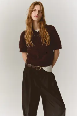 H&M Alpaka Karışımlı Polo Tişört
