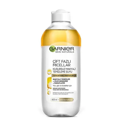 Garnier Çift Fazlı Micellar Kusursuz Makyaj Temizleme Suyu  400ml