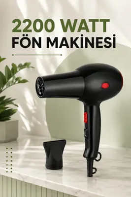 Lisinya Soğuk ve Sıcak Üfleme Özellikli AC Motorlu Saç Kurutma Makinesi -