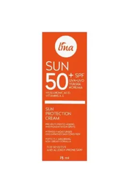 Lina Hindistan Cevizi Özlü Güneş Kremi 50spf 75 ml