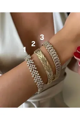 XUPING JEWELRY XUPİNG 14 K ALTIN RENGİ VİP SERİ HASIR BİLEKLİK 19.5 CM 2 NUMARALI ÜRÜN