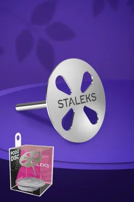 STALEKS Expert L Değiştirilebilir Yedek Zımparalı Pedikür Diski Pododisc 180 Grit 25 Mm 5 Adet Pdset-25
