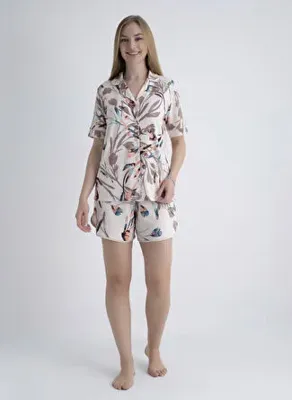 Wondergen Pembe Kadın Pijama Şort 401WON-1117-196