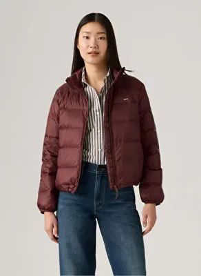 Levis Bordo Kadın Kapitone Mont POLLY PACKABLE DWN JCKT BORDO