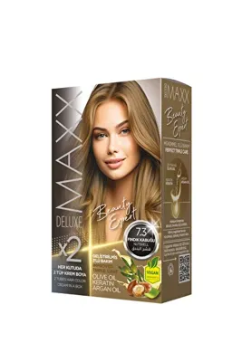 MAXX DELUXE Beauty Expert Set Saç Boyası 7.3 Fındık Kabuğu