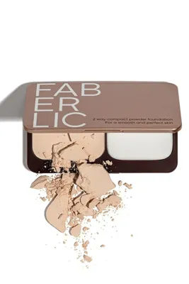 Faberlic Glam Team Pudra Wet & Dry Perfect Me- Açık Bej - 9.5 Gr.