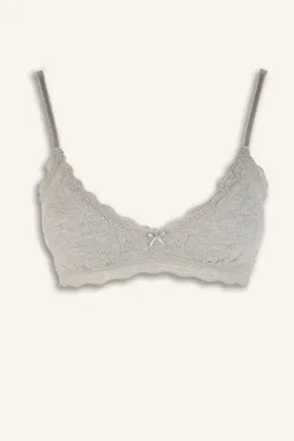 Defacto %100 Pamuk Dantel Detaylı Balensiz Bralet