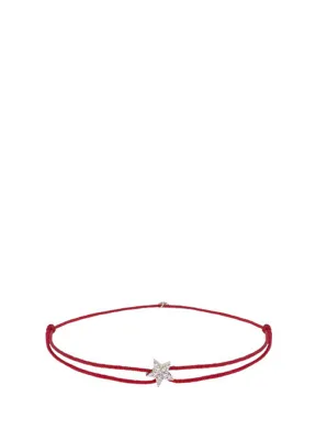 Juju Ston Star 14 Ayar Altın Unisex İp Bileklik