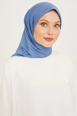 ARMİNE Sport Twill (TİVİL) Eşarp Düzrenk Kotmavi