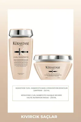 Kerastase Kérastase Curl Manifesto Şampuan 250 Ml & Kıvırcık Saçlar İçin Maske 200 Ml
