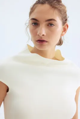 H&M Yarım Balıkçı Yakalı Üst