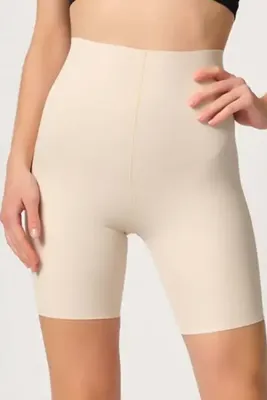 Emay Kadın Bej Lazer Kesim Boxer Korse