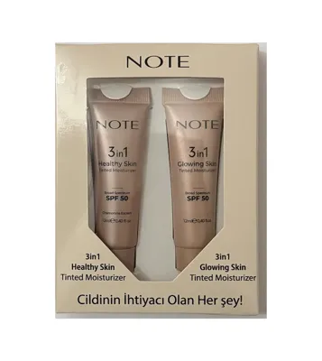 Note Cosmetique Note 3in1 Healthy Skin + 3in1 Glowing Skin Set 12 Ml X 2