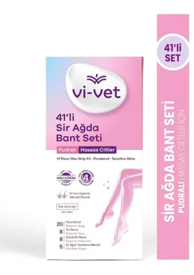 Str Store Vi-Vet Sir Ağda Bant Seti Pudralı (Yeni), 41 Adet