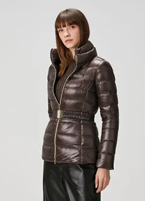 Herno Kahverengi Puff Mont