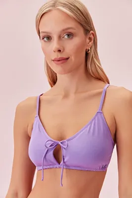 SUWEN Bağcıklı Bralet Bikini Üst