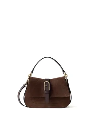 Furla Flow Kahverengi Kadın Süet Mini Çanta