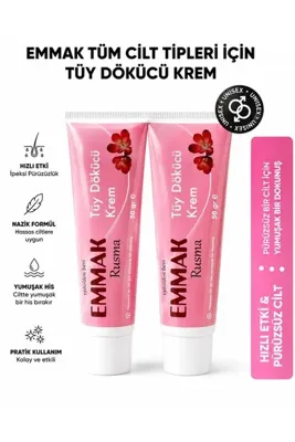 Çare Burada Emmak Rusma - Tüy Dökücü Krem 50 gr 2 Adet