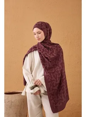 Silk Home Naia Pamuk Şal Elio Vişne Çürüğü
