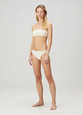 Toteme Ekru Monogram Bikini Altı