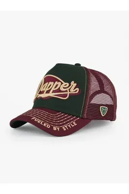 RustandRich Kadın Erkek Yeşil Trucker Şapka Dapper Riders
