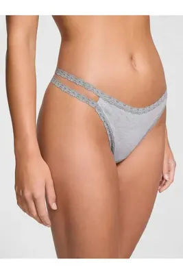 PİNK Wink Dantelli Askılı Tanga