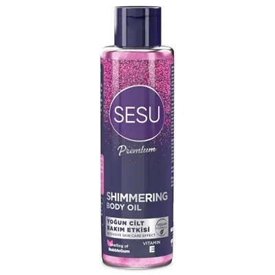 Sesu Simli Cilt Bakım Yağı 150 ml