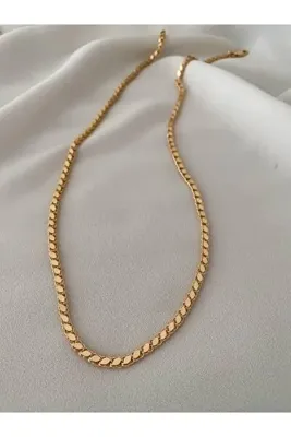 aksesuaroloji Arpa Zincir 60 Cm Antialerjenik Kararmaz Altın Kaplama